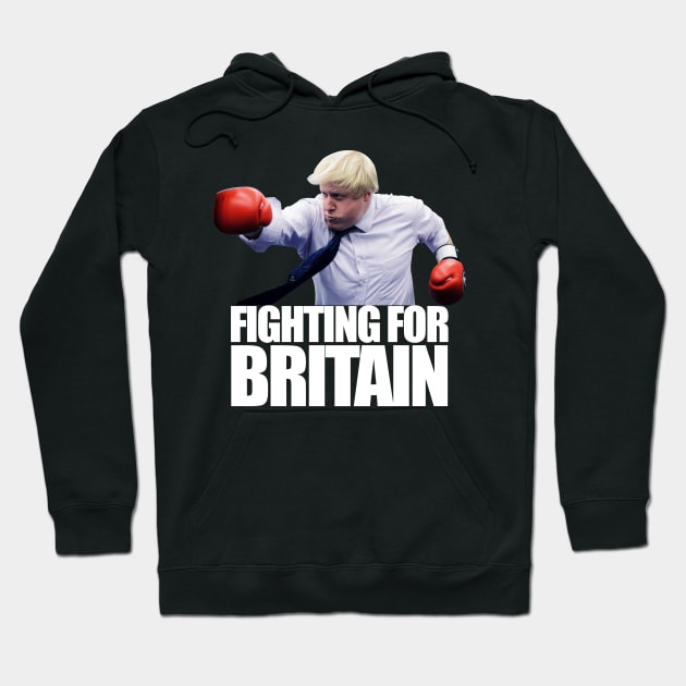 Boris Johnson Brexit Fighting For Britain Hoodie by CultTees